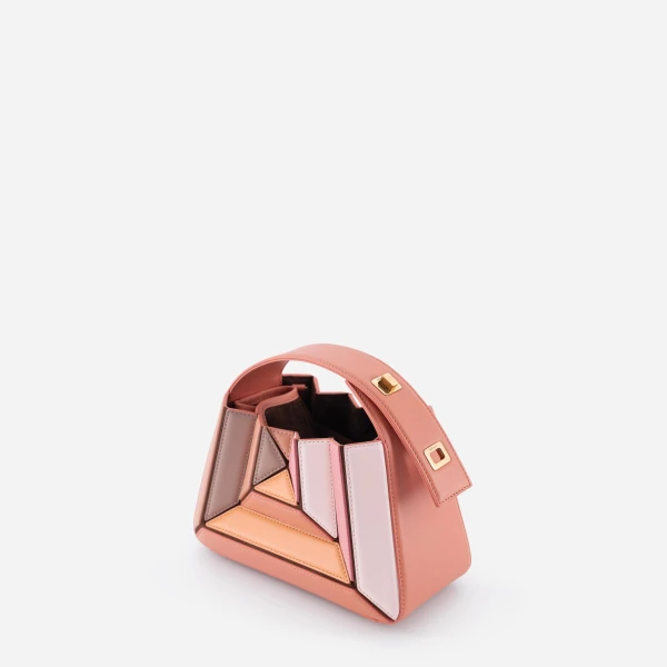 Mlouye Sera Mia Bag in Peach | Totes & Top-Handle Bags | Coveti