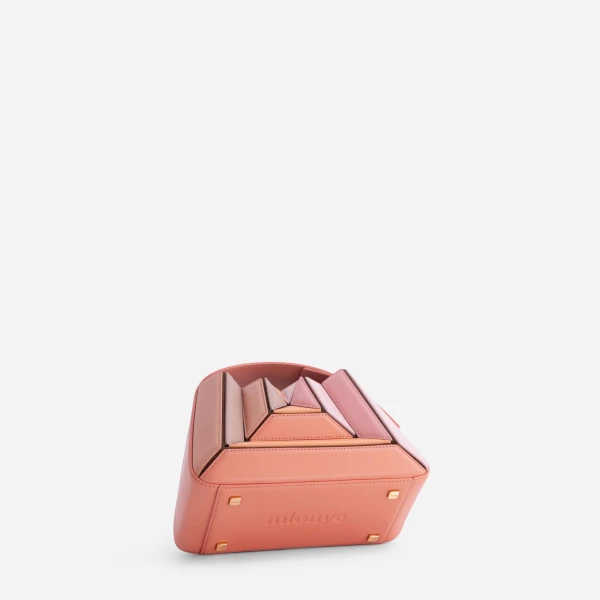 Mlouye Sera Mia Bag in Peach | Totes & Top-Handle Bags | Coveti