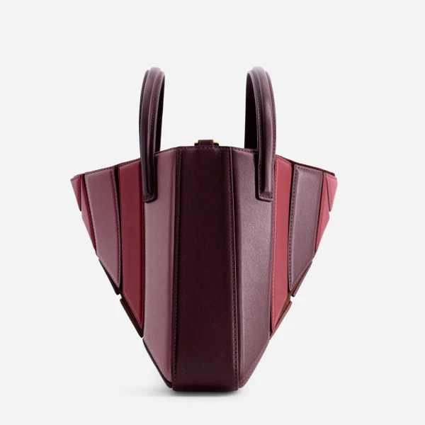 Mlouye Sera Tote in Cranberry | Totes & Top-Handle Bags | Coveti