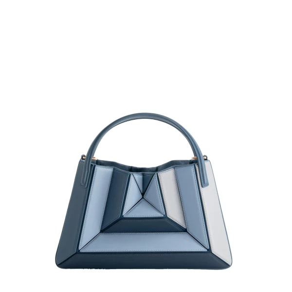 Mlouye Sera Tote in Denim | Totes & Top-Handle Bags | Coveti