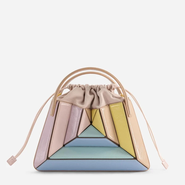 Mlouye Sera Tote in Mermaid Multicolour | Totes & Top-Handle Bags | Coveti
