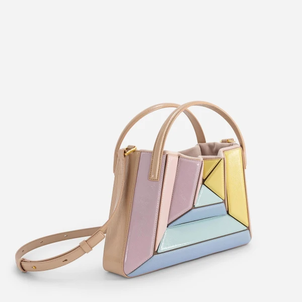 Mlouye Sera Tote in Mermaid Multicolour | Totes & Top-Handle Bags | Coveti