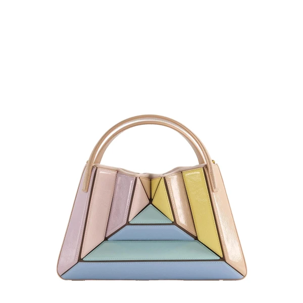 Mlouye Sera Tote in Mermaid Multicolour | Totes & Top-Handle Bags | Coveti