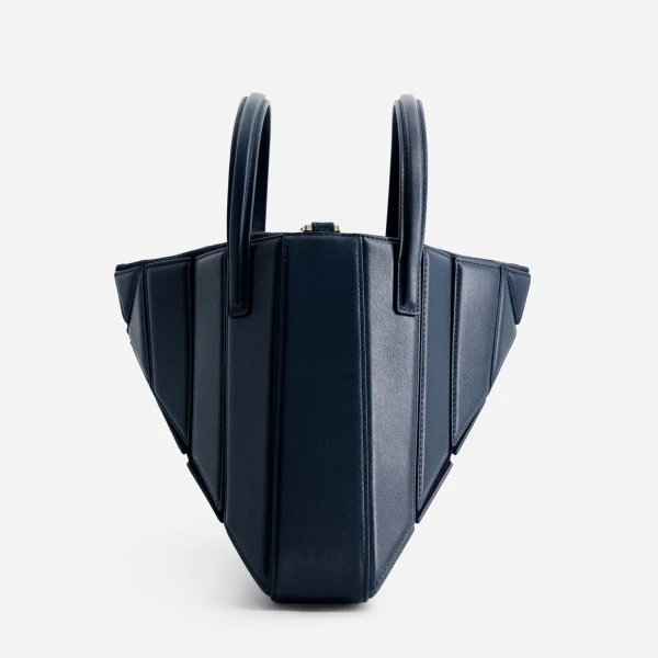 Mlouye Sera Tote in Navy | Totes & Top-Handle Bags | Coveti