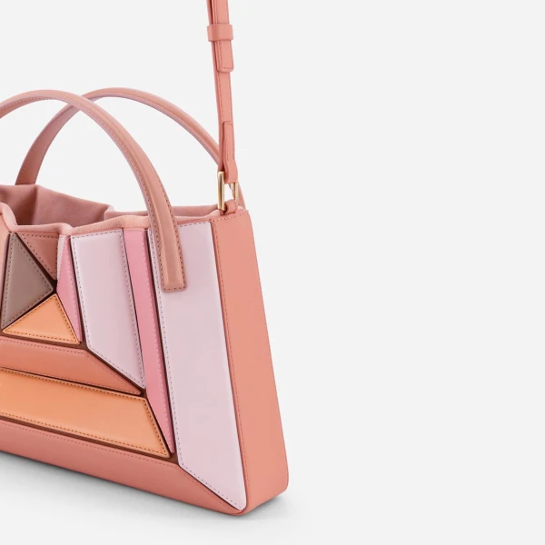 Mlouye Sera Tote in Peach | Totes & Top-Handle Bags | Coveti