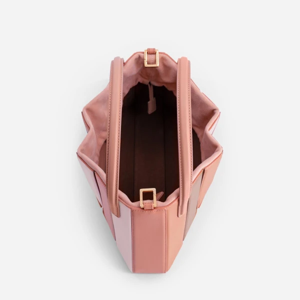Mlouye Sera Tote in Peach | Totes & Top-Handle Bags | Coveti