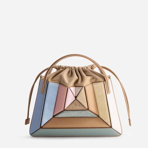 Mlouye Sera Tote in Suede Gummy | Totes & Top-Handle Bags | Coveti