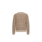 Moncler Alpaca & Wool Blend Argyle Jumper in Beige | Men's Knitwear | Coveti