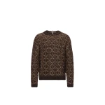 Moncler Alpaca & Wool Blend Argyle Jumper in Brown | Men's Knitwear | Coveti