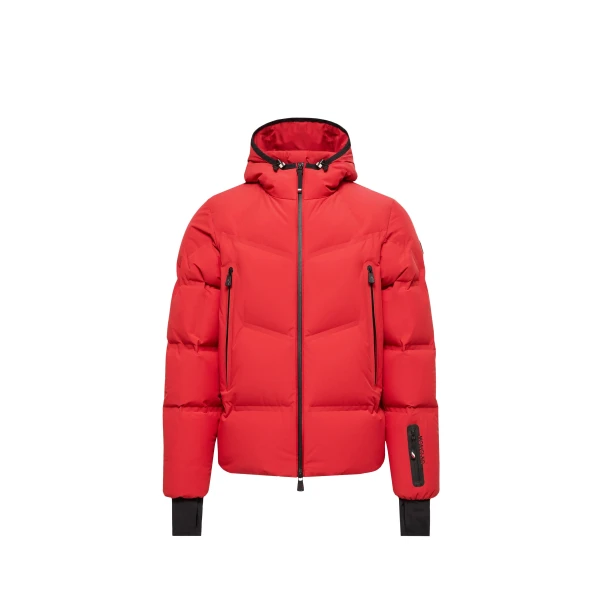 Angren Hooded Insulated Ski Jacket in Red
