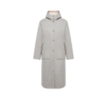 Moncler Anthrene 3-in-1 Wool & Cashmere Blend Hooded Down Jacket in Gray | Women's Puffer and Down Coats | Coveti