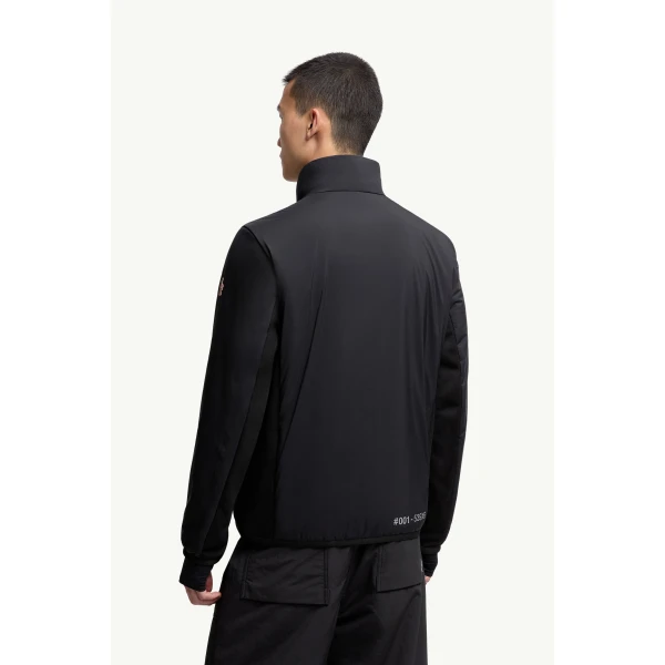 Moncler Araripe Mid-Layer Down Jacket in Black, view 5 | Men's Skiwear | Coveti