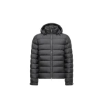 Moncler Arneb Hooded Short Down Jacket in Black | Men's Jackets | Coveti