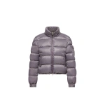 Moncler Aveto Short Down Jacket in Lilac | Women's Puffer Jackets | Coveti