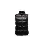 Moncler Badia Down Gilet in Black | Women's Vests and Gilets | Coveti