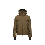 Moncler Balmhorn Hooded GORE-TEX Insulated Ski Jacket in Olive Green | Men's Skiwear | Coveti