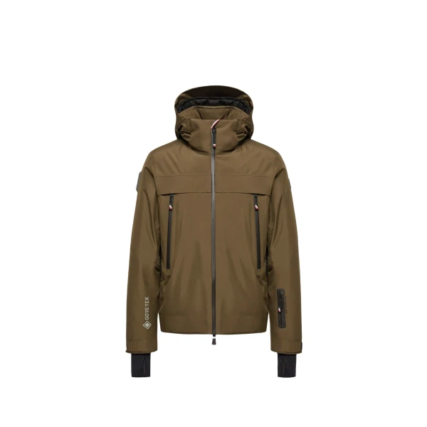 Balmhorn Hooded GORE-TEX Insulated Ski Jacket in Olive Green