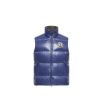 Moncler Belice Down Gilet in Royal Blue | Men's Jackets | Coveti