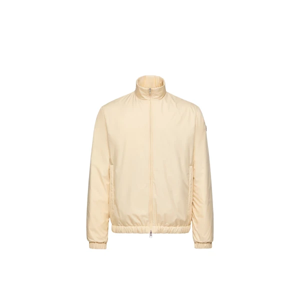 Moncler Berre Short Down Jacket in Ochre Yellow | Men's Jackets | Coveti