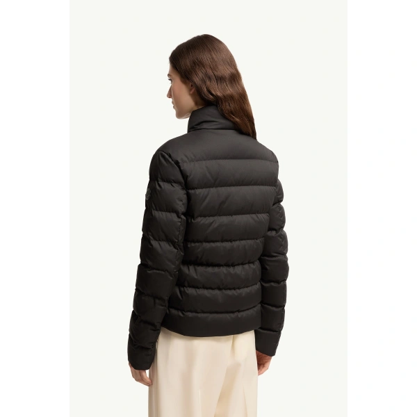 Moncler Bessettes Short Down Jacket in Black, view 5 | Women's Puffer Jackets | Coveti