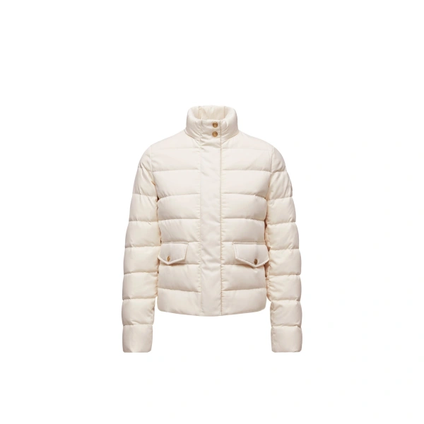 Bessettes Short Down Jacket in White Ivory