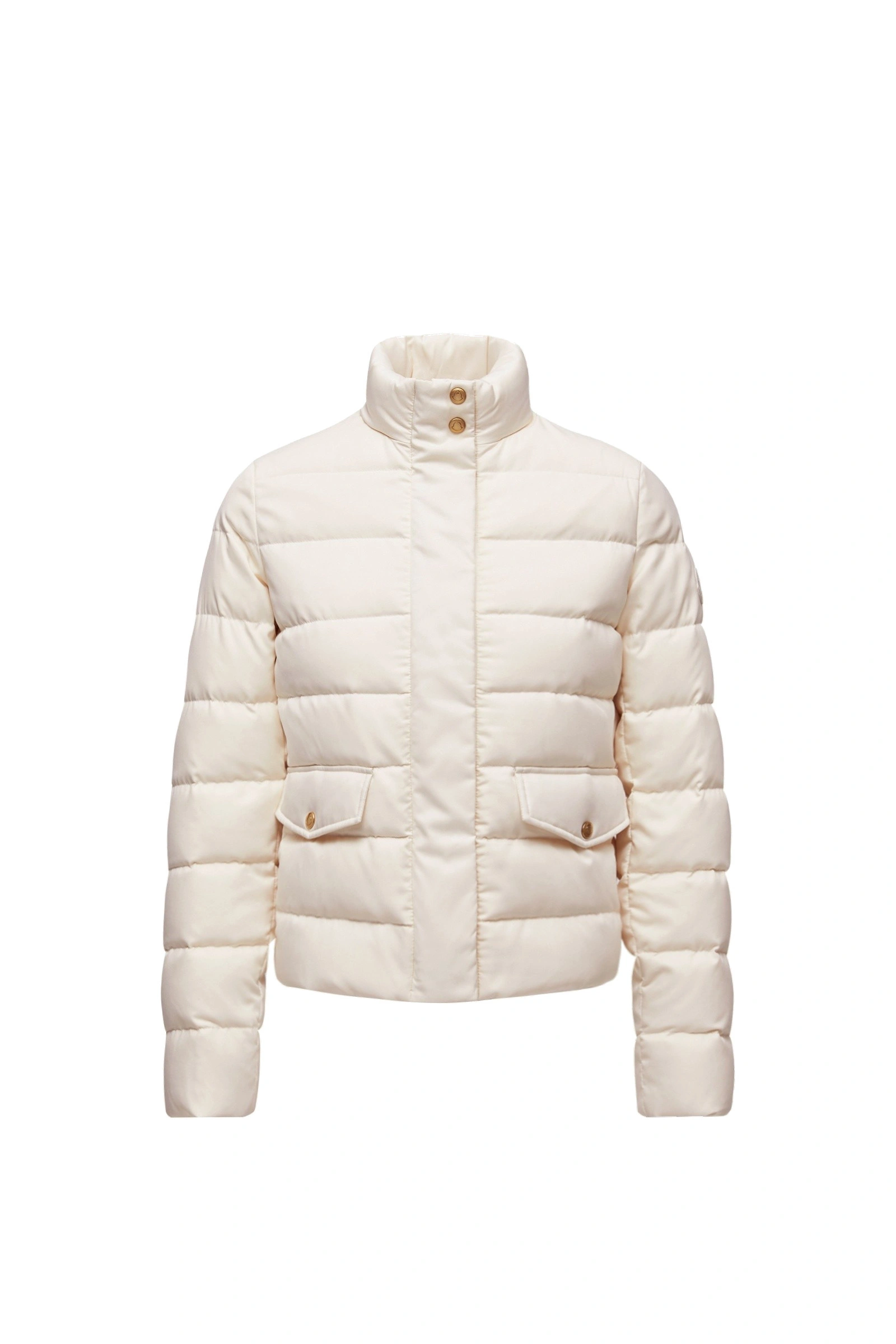 Moncler Bessettes Short Down Jacket in White Ivory Moncler Bessettes Short Down Jacket in White Ivory | Women's Puffer Jackets | Coveti