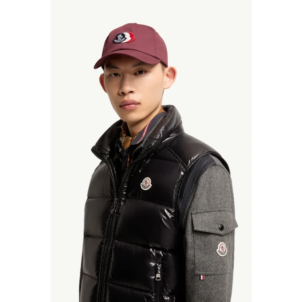 Moncler Bormes Hooded Down Gilet in Black, view 3 | Men's Jackets | Coveti