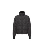 Moncler Bramans Diamond Quilted Short Down Jacket in Black | Men's Jackets | Coveti