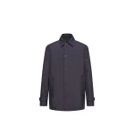 Moncler Brecon Mid-Length 3-in-1 Down Shirt Jacket in Dark Blue | Men's Coats | Coveti