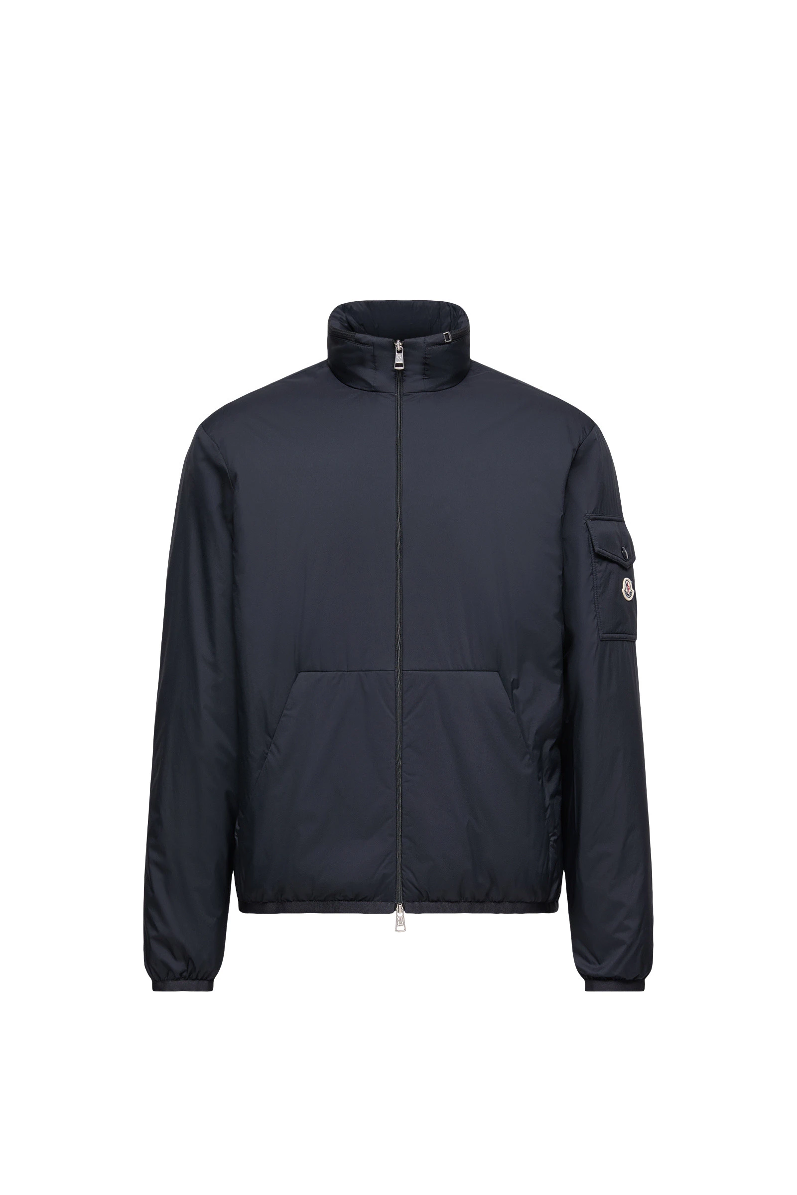 Moncler Breezes Short Padded Jacket in Navy Blue Moncler Breezes Short Padded Jacket in Navy Blue | Men's Jackets | Coveti