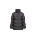 Moncler Brossette Short Down Jacket in Black | Women's Puffer Jackets | Coveti