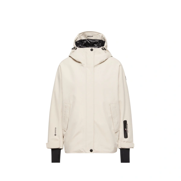 Bwindis Hooded GORE-TEX Laminate Insulated Ski Jacket in White Ivory