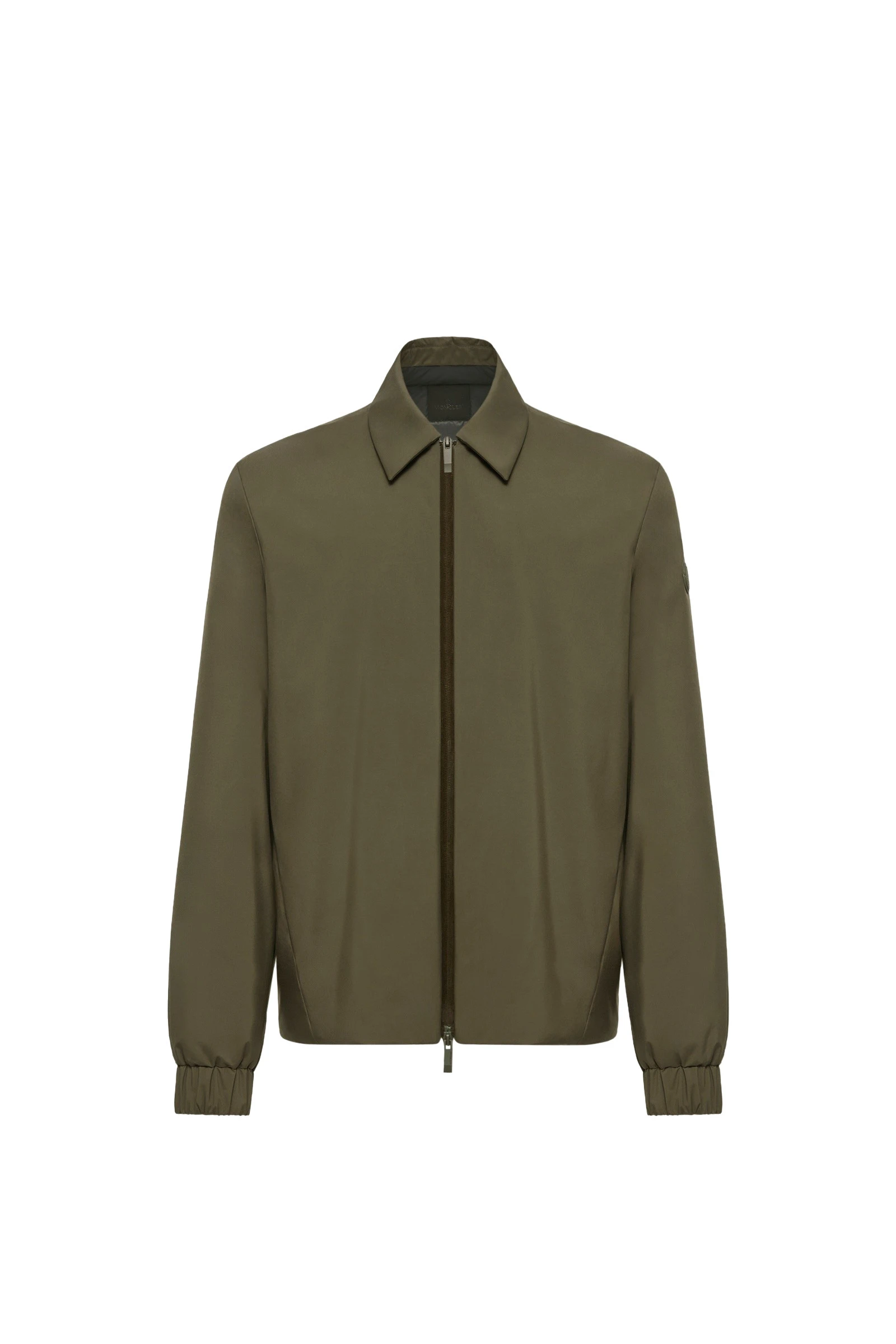 Moncler Caramantran Down Shirt Jacket in Olive Green Moncler Caramantran Down Shirt Jacket in Olive Green | Men's Jackets | Coveti