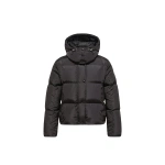 Moncler Castelnew Hooded Short Down Jacket in Black | Women's Puffer Jackets | Coveti