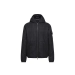 Moncler Ceze Reversible Hooded Short Jacket in Dark Blue | Men's Jackets | Coveti