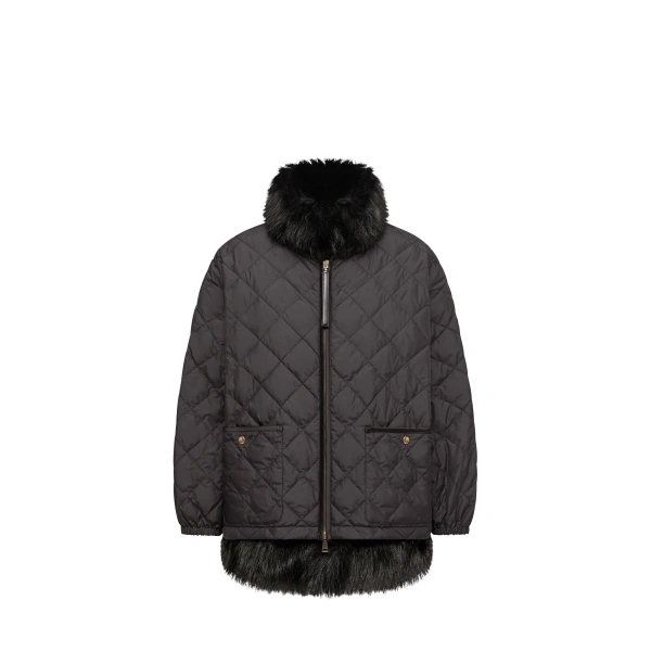 Chaleureux 3-in-1 Short Down Jacket in Black