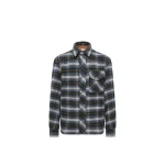 Moncler Check Wool Shirt Jacket in Black | Men's Jackets | Coveti