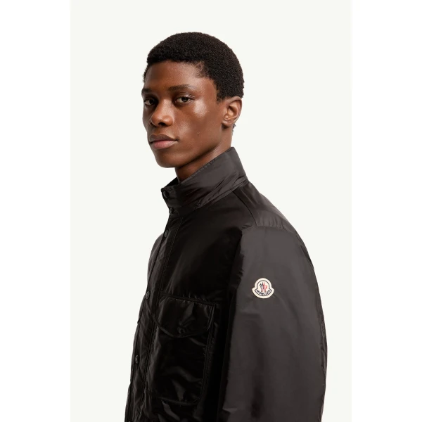 Moncler Chuqui Reversible Field Jacket in Black, view 3 | Men's Jackets | Coveti