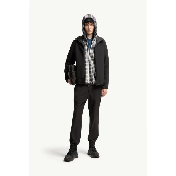 Moncler Ciampolin Hooded Down Jacket in Black, view 2 | Men's Jackets | Coveti