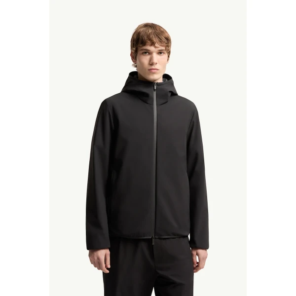 Moncler Ciampolin Hooded Down Jacket in Black, view 4 | Men's Jackets | Coveti