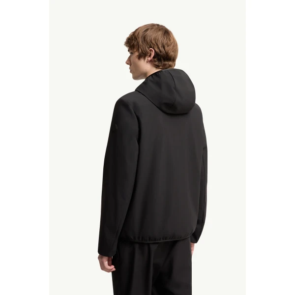 Moncler Ciampolin Hooded Down Jacket in Black, view 5 | Men's Jackets | Coveti