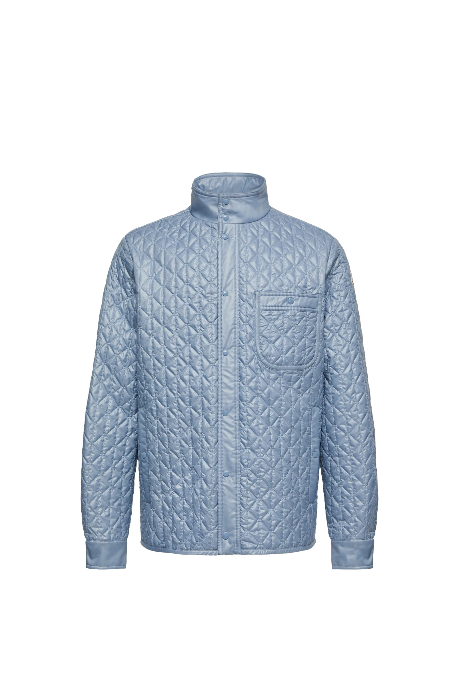 Moncler Cleorine Geometric-Quilted Padded Jacket in Light Blue Moncler Cleorine Geometric-Quilted Padded Jacket in Light Blue | Men's Jackets | Coveti