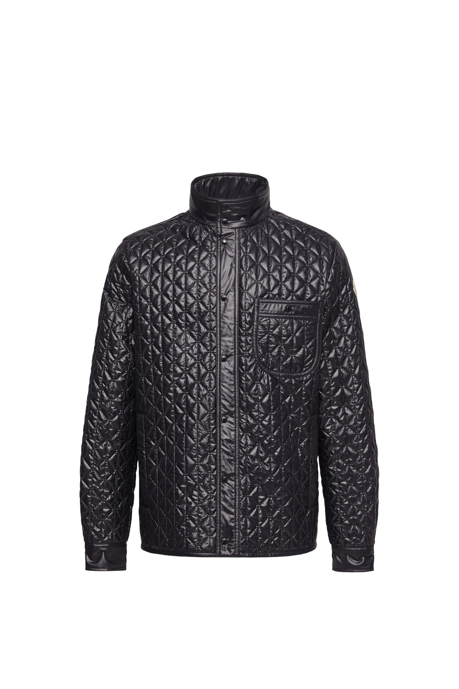 Moncler Cleorine Geometric-Quilted Padded Jacket in Navy Blue Moncler Cleorine Geometric-Quilted Padded Jacket in Navy Blue | Men's Jackets | Coveti