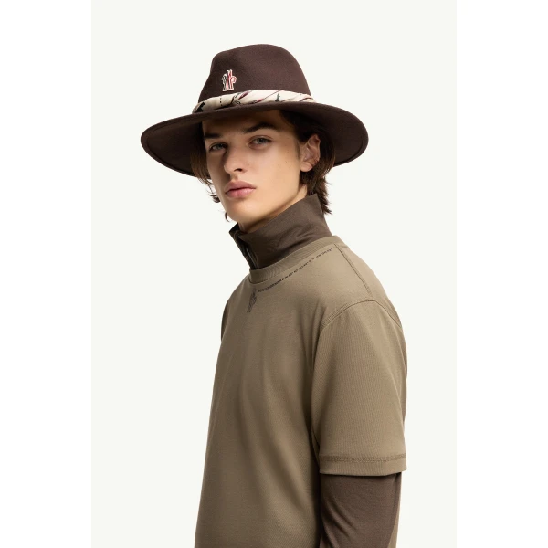 Moncler Coordinates Logo Cotton T-Shirt in Olive Green, view 3 | Men's T-shirts | Coveti