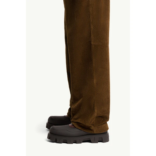 Moncler Corduroy Jogging Trousers in Brown, view 3 | Men's Trousers | Coveti