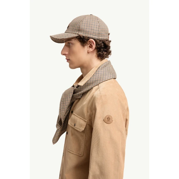 Moncler Corduroy Shirt Jacket in Beige, view 3 | Men's Jackets | Coveti