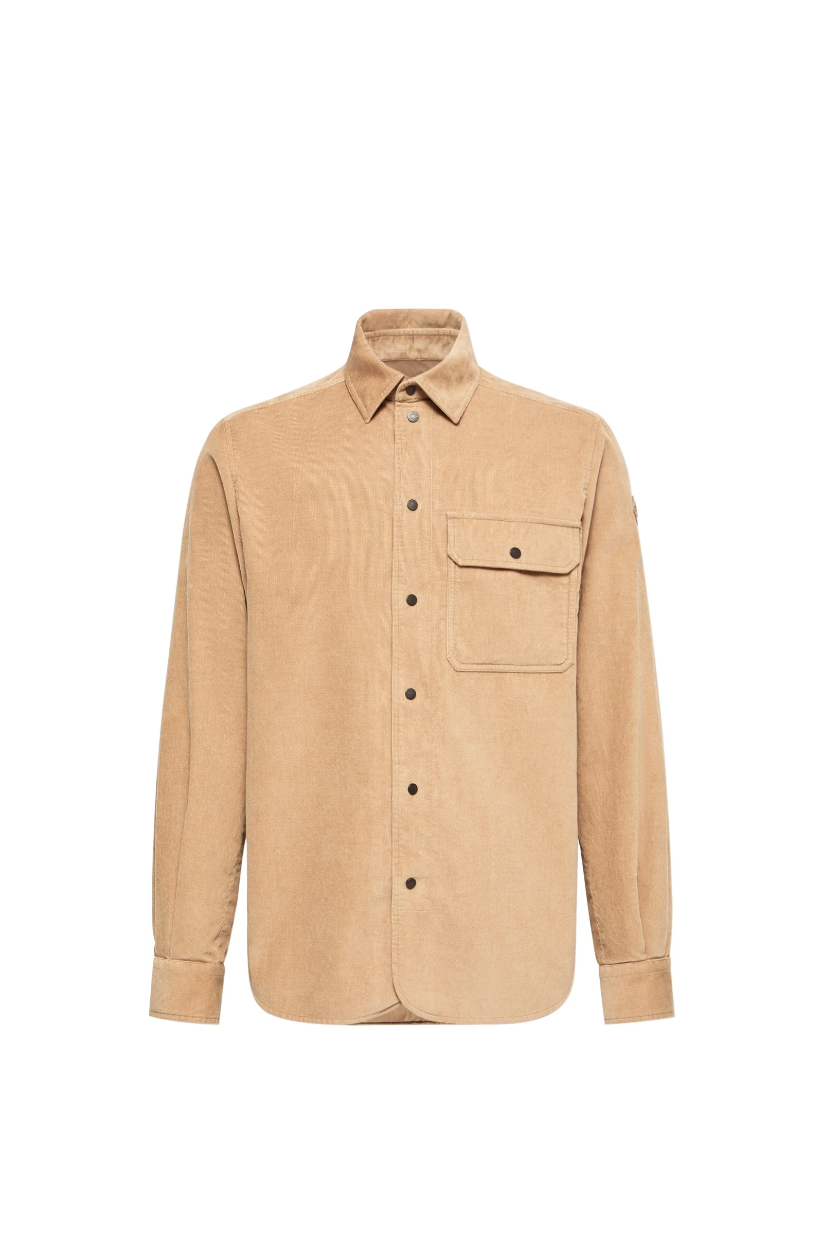 Moncler Corduroy Shirt Jacket in Beige Moncler Corduroy Shirt Jacket in Beige | Men's Jackets | Coveti
