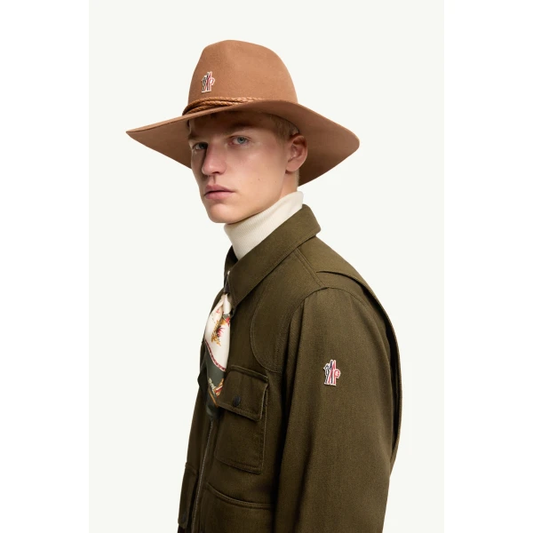 Moncler Cotton Long Sleeve Shirt in Olive Green, view 3 | Men's Shirts | Coveti