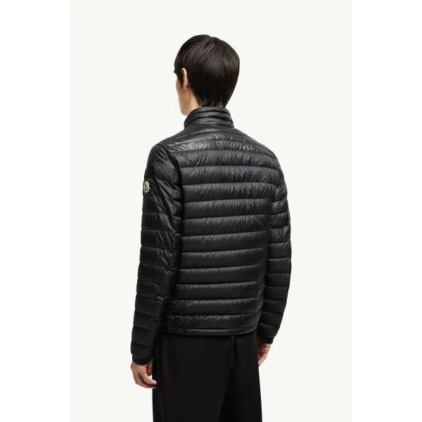Moncler Daniel Short Down Jacket in Black, view 5 | Men's Jackets | Coveti