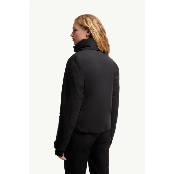 Moncler Danses Insulated Ski Jacket in Black, view 5 | Women's Ski Jackets | Coveti